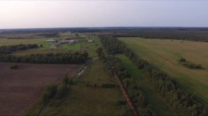 Узкоколейная железная дорога Витебского торфопредприятия в поселке Крулевщина