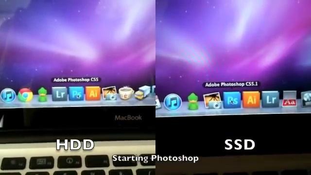HDD vs SSD in a Unibody Macbook Late 2008 смотреть онлайн