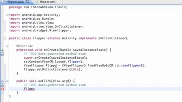 Android Application Development   94   ViewFlipper Example