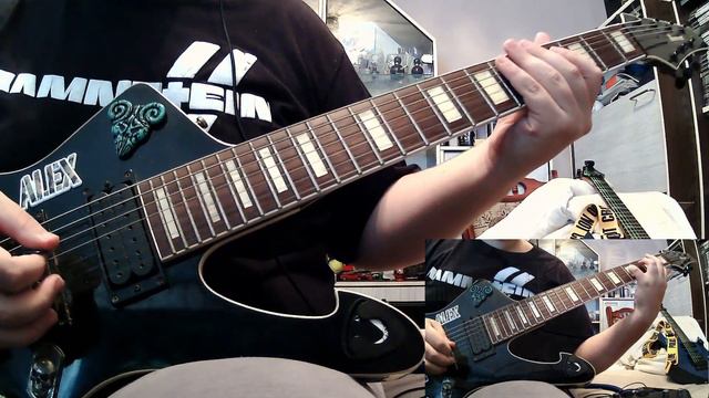 RAMMSTEIN - AMERIKA GUITAR COVER смотреть онлайн