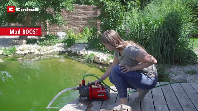 Pompă de grădina fără cablu Einhell PXC AQUINNA, 2x18 V, înălțime pompare 26 m, 3000 l/h - 4180400 смотреть онлайн