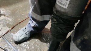 работы с пневмо баллонами на Audi A8 D2 D3 для установки и снятие