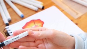 draw with me + unboxing art supplies ⁺˳✧ trying out alcohol-based markers ★彡 ft. ohuhu✨