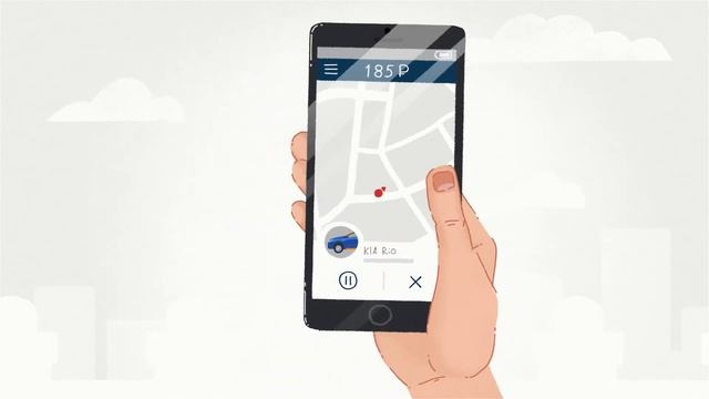 “Режим ожидания” и “Завершение аренды” каршерингового автомобиля BelkaCar смотреть онлайн