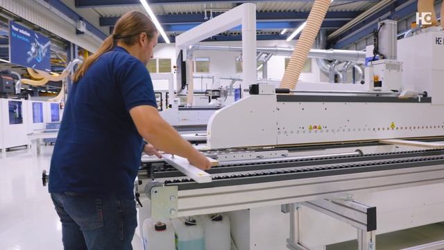 Sliding carriage for edge banders | HOMAG смотреть онлайн