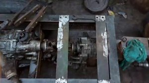 минитрактор переломка кпп+раздатка .своими руками