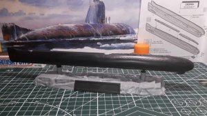 Сборка модели - Подводная лодка К3 «Ленинский комсомол» 1/350 (ZVEZDA)