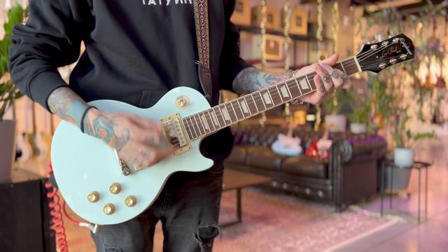Epiphone Power Players Les Paul Ice Blue 2022 China смотреть онлайн