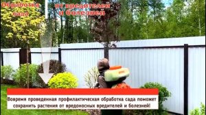 Обработка сада и огорода от вредителей и болезней на дачном участке. Услуги агрономов. Выезд. Цены.