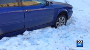 Audi 80 Quattro. диагональное вывешивание