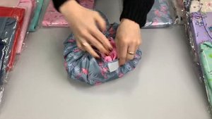 Косметичка на затяжке Органайзер для косметики Lazy bag Ленивая косметичка