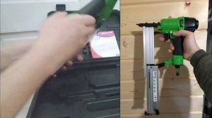 Пневматический степлер Eco ASL-50N, гвозди и скобы.