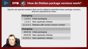 How do Debian package versions work?