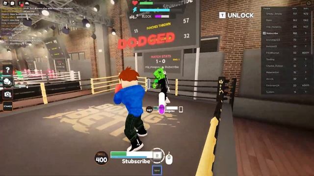 LEVEL UPDATE in Roblox Boxing Beta смотреть онлайн