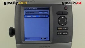 Garmin GPSMap 421s Video Manual - Navigation Settings