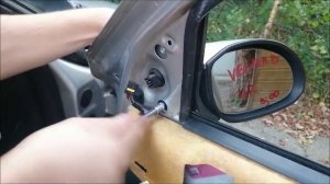 Замена зеркала заднего вида Опель Вектра Б. Как поменять зеракло на вектре. Инструкция.