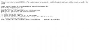 Package: otrs-4.0.7-01.noarch Requires: perl(Template) while installing OTRS in centos 6
