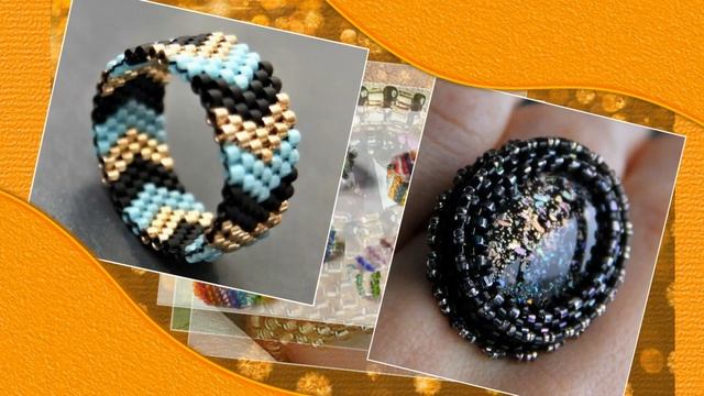 Кольца из бисера - для вдохновения. смотреть онлайн