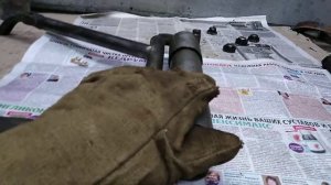 Как разобрать задний амортизатор Иж 49, не угробив его