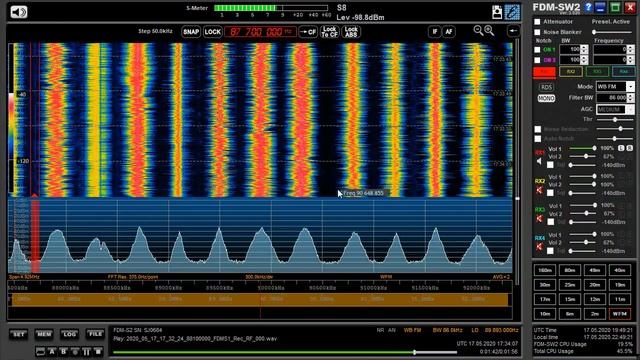 17.05.2020 17:32UTC, [Es], Предположительно Radio Sawa, Ливан, 87.7МГц