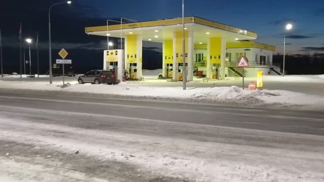 Север России 2021. Лабытнанги. Зима. Ночь. смотреть онлайн