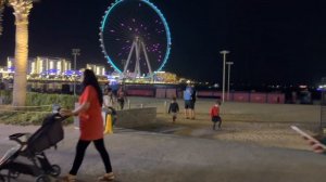 Дубай в январе. Что творится на JBR вечером? Dubai in January 2023 #jbrbeach