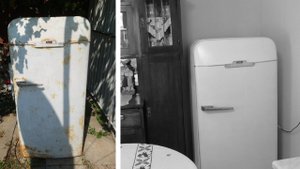 Восстановление ретро холодильника ЗИЛ