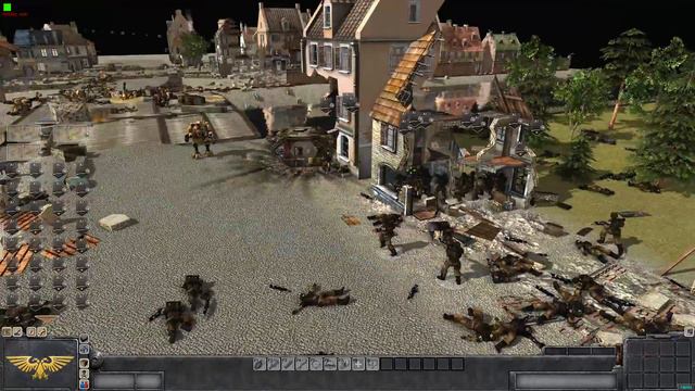 IMPERIAL GUARD INVADE TAU STRONGHOLD - Men of War 40K Mod смотреть онлайн