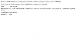DevOps & SysAdmins: How to configure ldap to resolve host names?