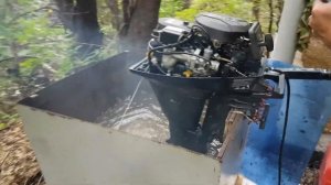 YAMAHA 9.9 , 4 такта , замена карбюратора