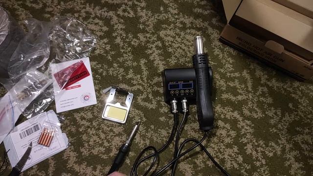 Лучшая и дешевая паяльная станция 2 в 1. JCD 8898. паяльная станция с ЖК дисплеем из Китая. смотреть онлайн