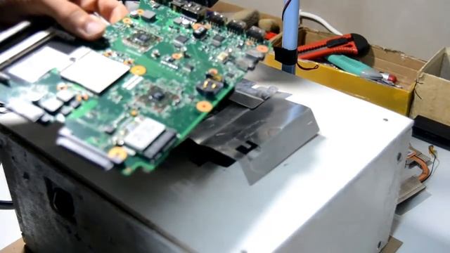 HP Compaq 615 BGA Chip Reflow | HomeMade BGA Test смотреть онлайн