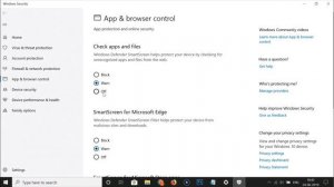 How to Turn Off Windows Defender SmartScreen Filter in Windows 10?