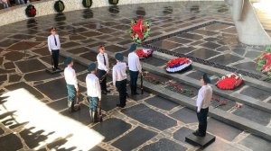 Смена почетного караула на Мамаевом Кургане в г. Волгограде