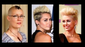 Женские стрижки с выбритым затылком