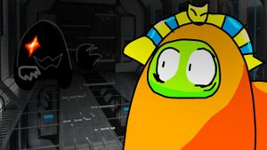 Космический фараон в страшном Амонг асе!!