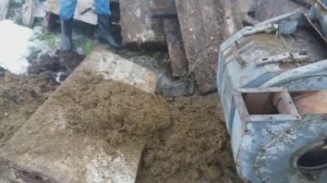 Измельчения навоза с соломой