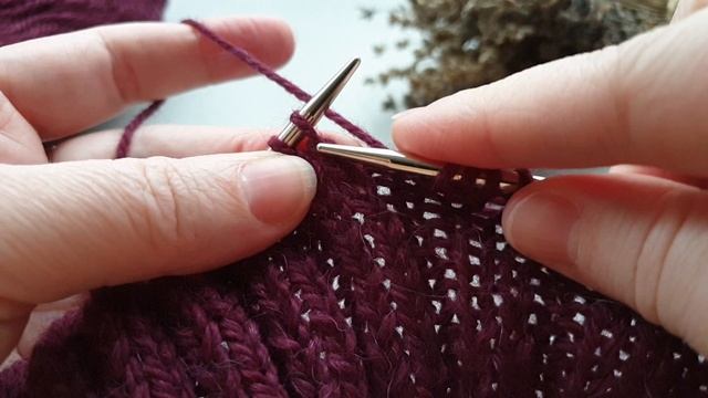 Прибавка петель после резинки 2×2