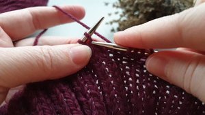 Прибавка петель после резинки 2×2