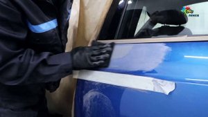 Локальный кузовной ремонт скола Audi Q3 от и до | Локальная окраска авто - local car painting