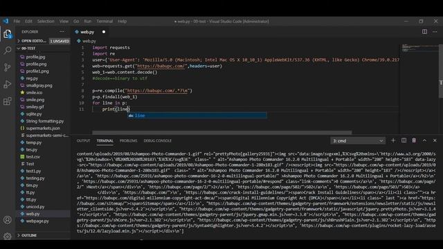 Basic Web Scraping with Python | #pythonregex #webscraping #webscraper #python #regex #beautifulsou