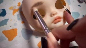 Веснушки пигментные пятна куклы Блайз / Blythe Doll castom