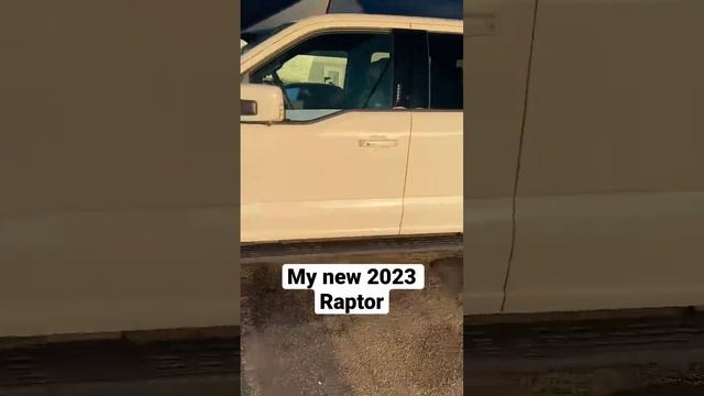 My new 2023 Ford F-150 Raptor in Oxford White with 37 pack #ford #fordraptor #raptor #f150raptor