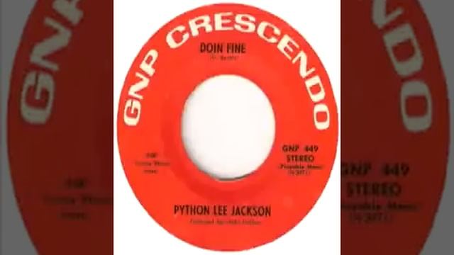 Python Lee Jackson - Doing Fine