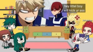 BNHA/MHA React On Deku&uraraka kiss / bakugo so angry 😅😡😠💣