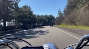 Первый в жизни дальняк на Харлее ранней весной 2.22