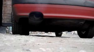 Звук выхлопа Audi 80