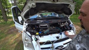 Форд Транзит   промывка топливной Common Rail и присадка RVS Галиева