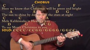 Mele Kalikimaka (Christmas) Strum Guitar Cover Lesson in C with Chords/Lyrics