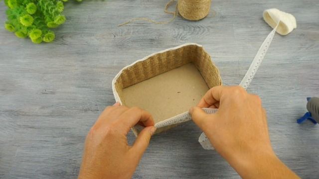 Шикарная Корзинка из обычной картонной коробки